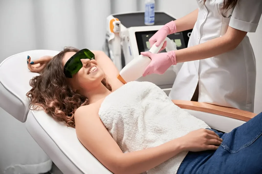 First Laser Hair Removal Session